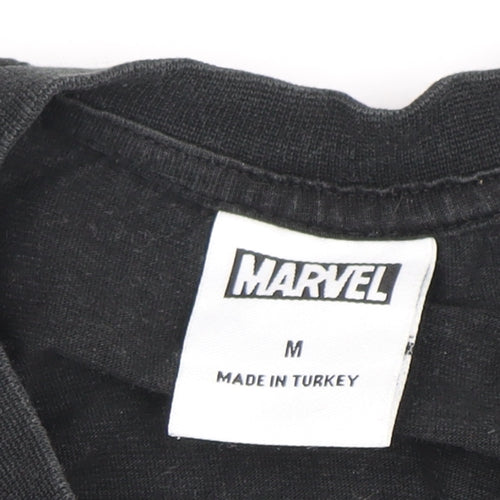 Marvel Men's Black Iron Man Graphic T-Shirt M