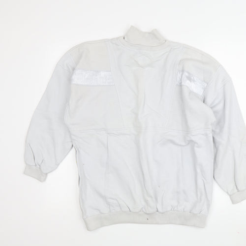 Albino Unisex White Medium Sweatshirt