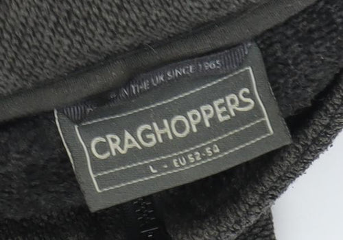 Craghoppers Men's Grey 1/2 Zip Sweatshirt - L