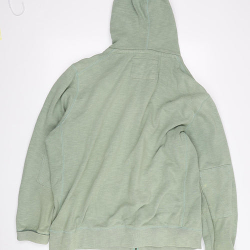 Marks and Spencer Men's Green XL Full Zip Hoodie
