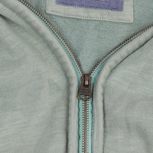 Marks and Spencer Men's Green XL Full Zip Hoodie