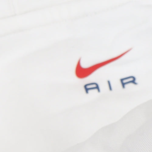 Nike Boys White Hoodie, 11-12 Years, Logo Pullover