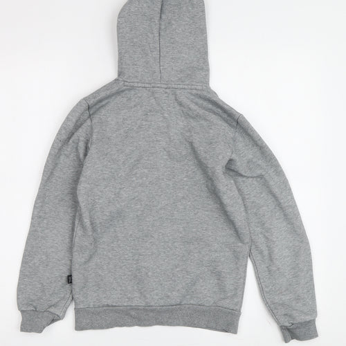 Puma Boys Grey Logo Hoodie, 9-10 Years, Pullover