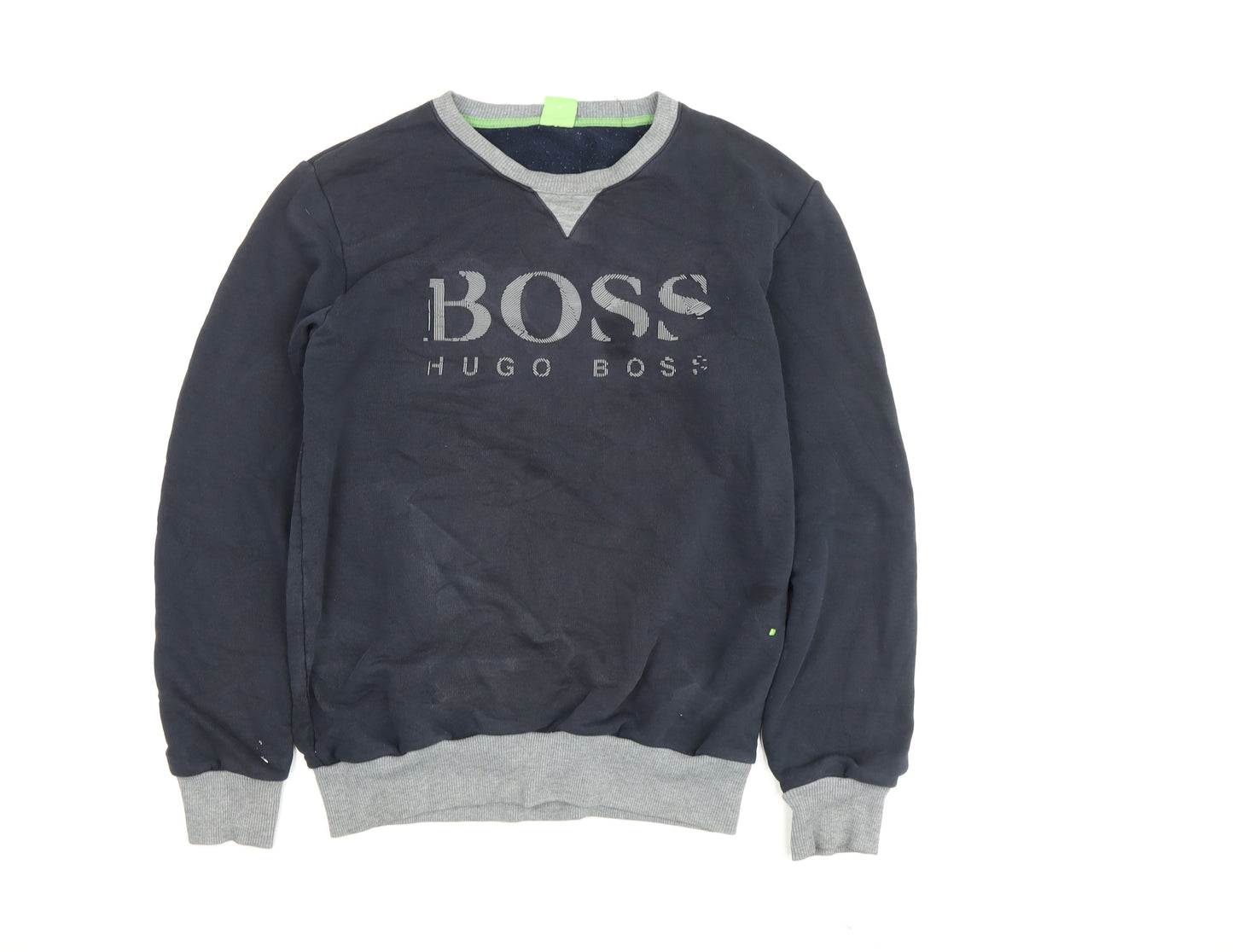 Hugo Boss Men's Grey Pullover Medium Sweatshirt