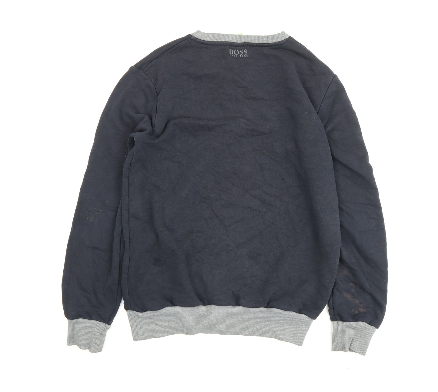 Hugo Boss Men's Grey Pullover Medium Sweatshirt
