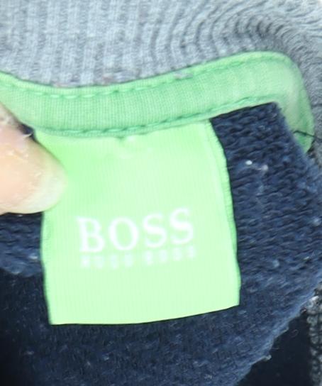 Hugo Boss Men's Grey Pullover Medium Sweatshirt