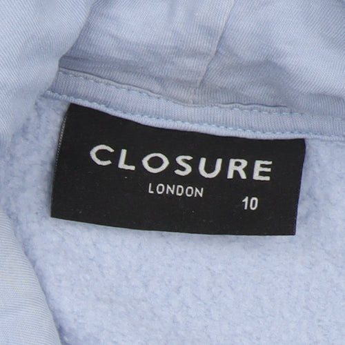 Closure London Women's Blue Pullover Hoodie Size 10
