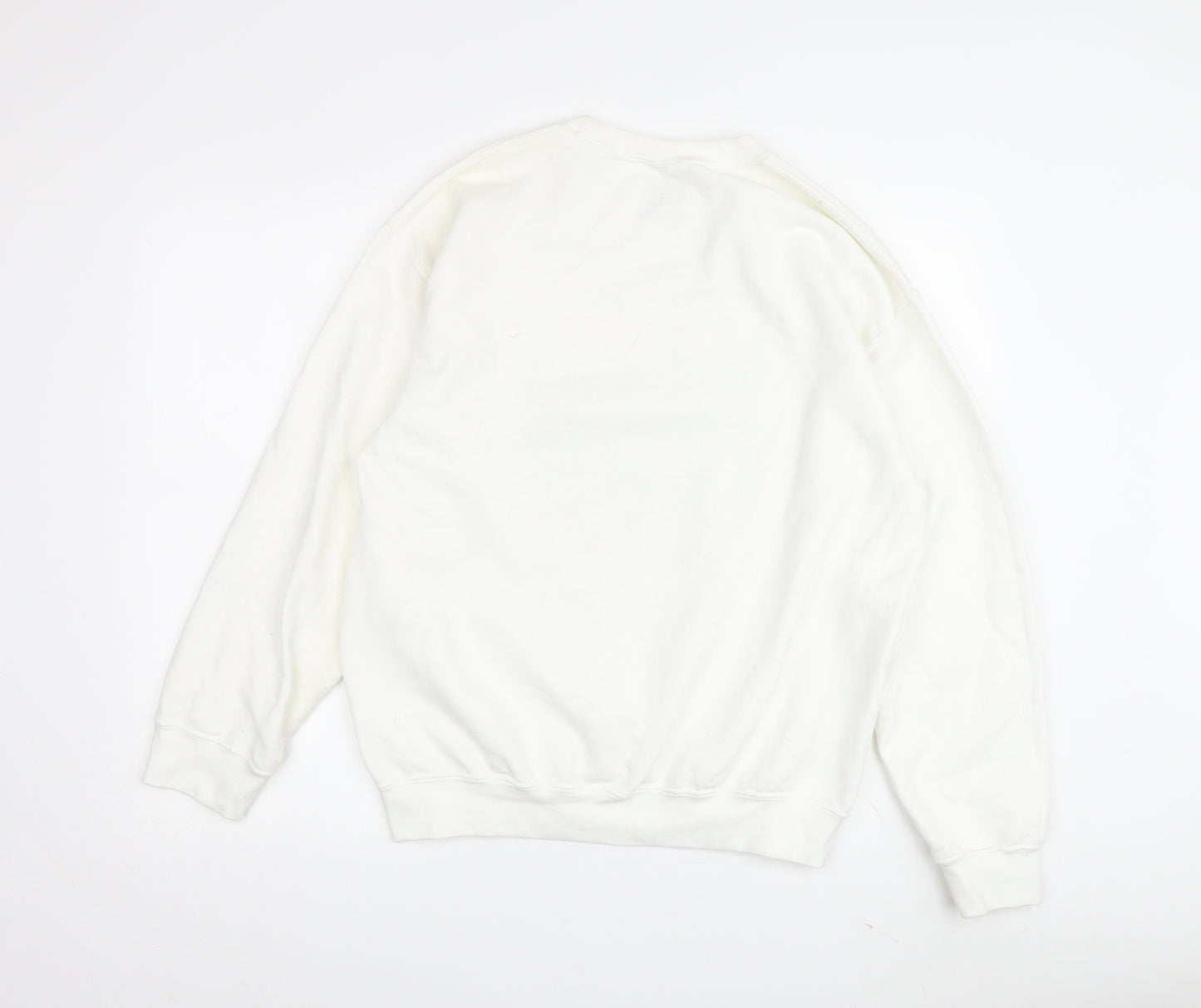 Daisy Street Women's White Pullover Sweatshirt S