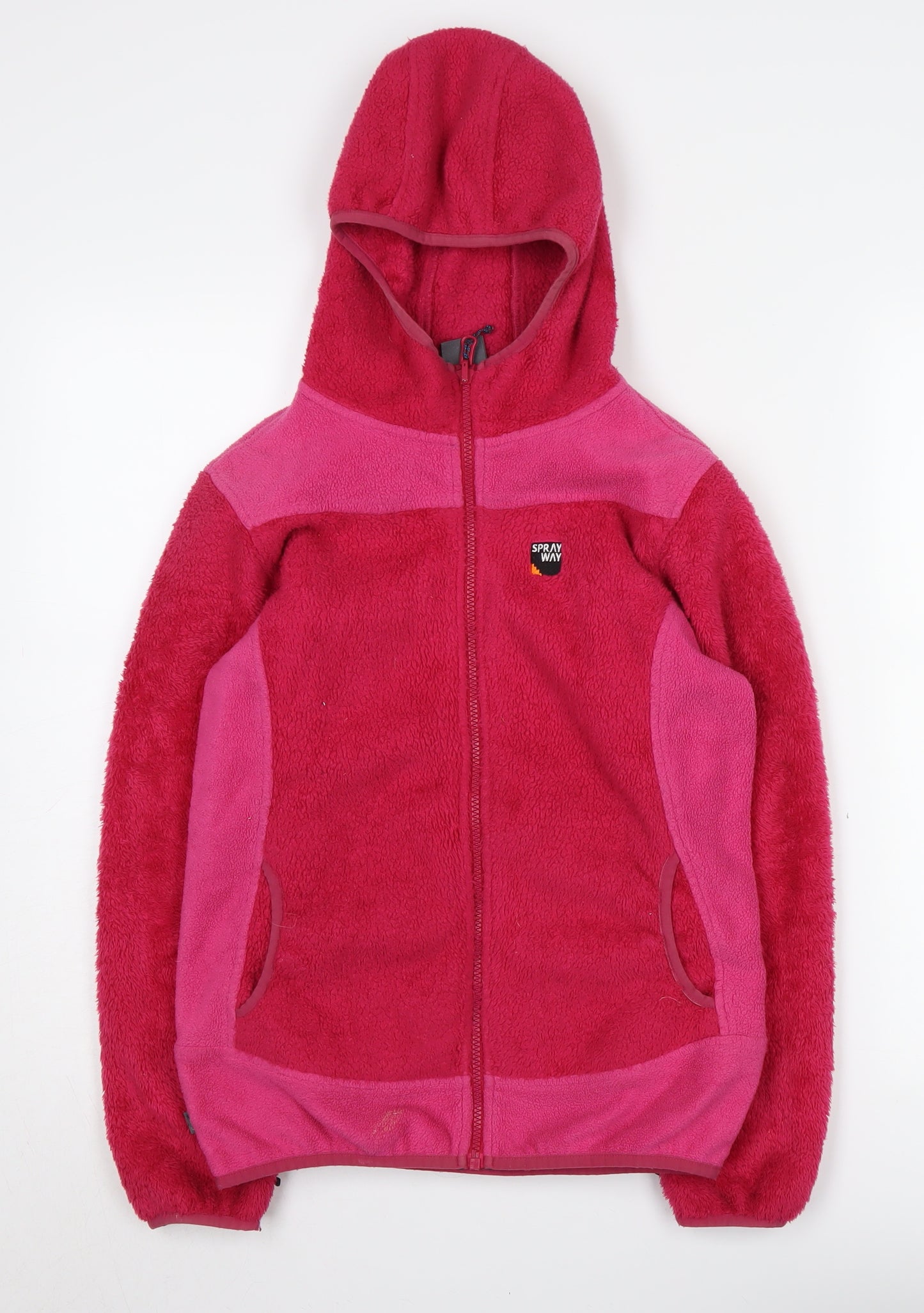 Sprayway Girls Pink Hooded Puffer Jacket, Size 12-13