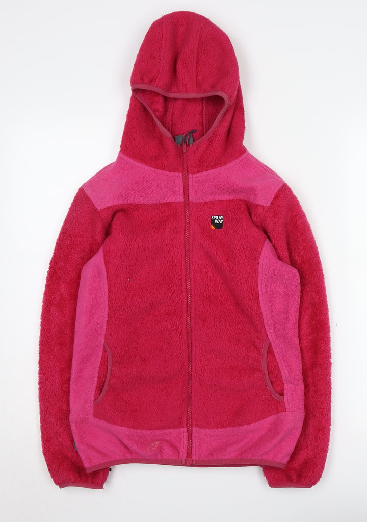 Sprayway Girls Pink Hooded Puffer Jacket, Size 12-13