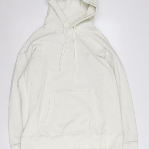 GANT Men's XL Ivory Pullover Hoodie with Pocket