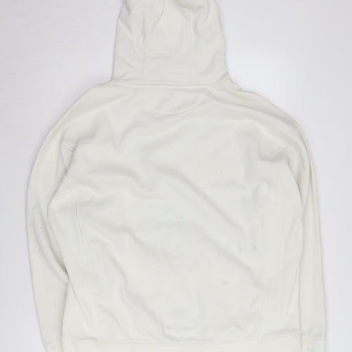 GANT Men's XL Ivory Pullover Hoodie with Pocket