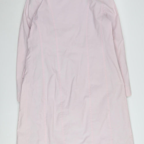Platinum Women's Pink Mid-Length Overcoat Size 16