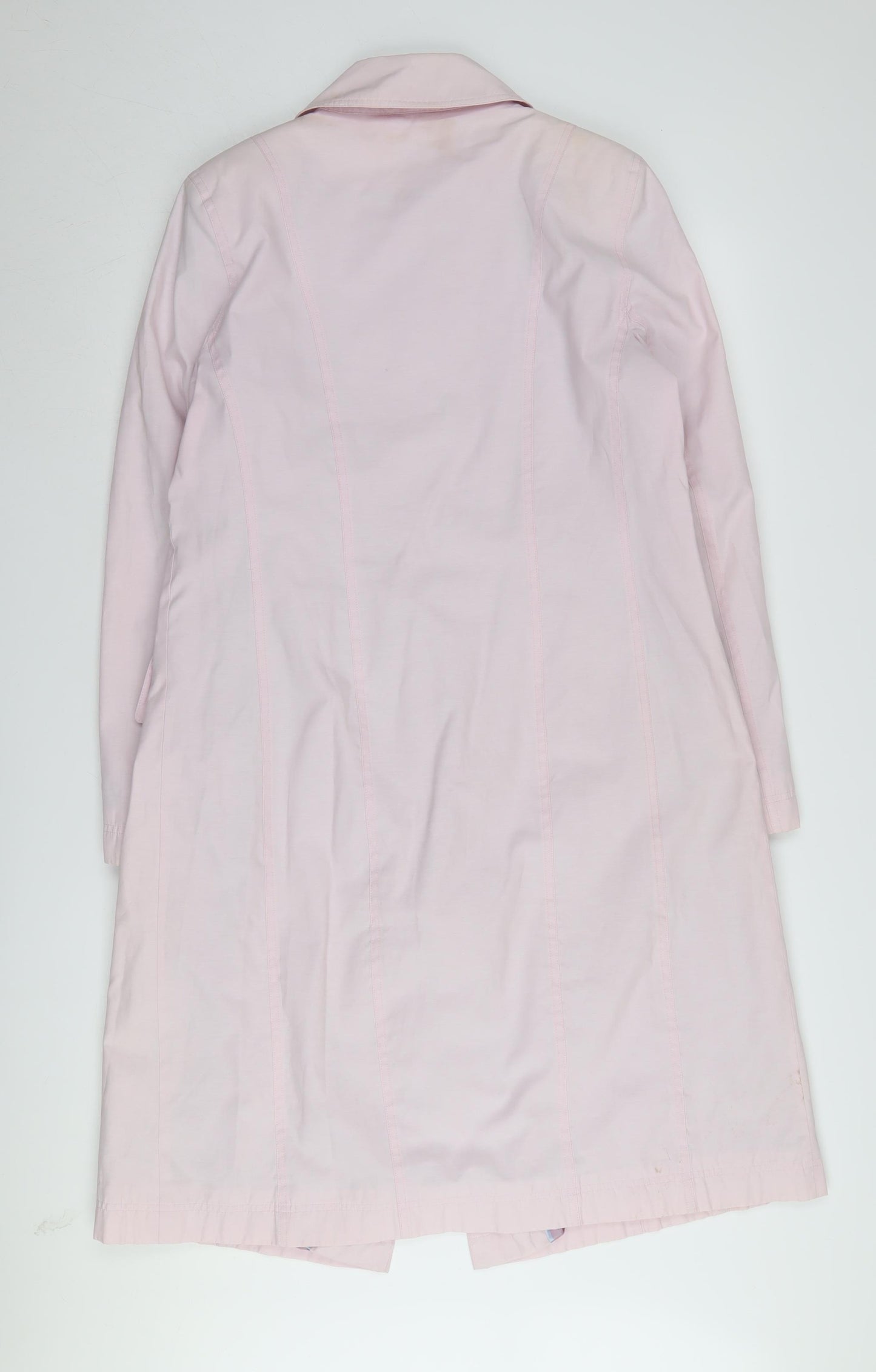 Platinum Women's Pink Mid-Length Overcoat Size 16