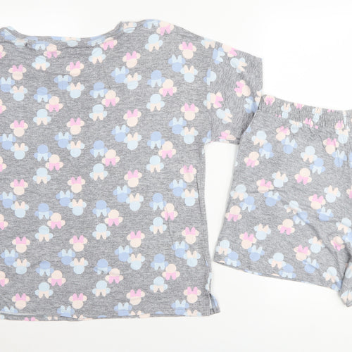 Disney Women’s Grey Pyjama Set M Graphic Print