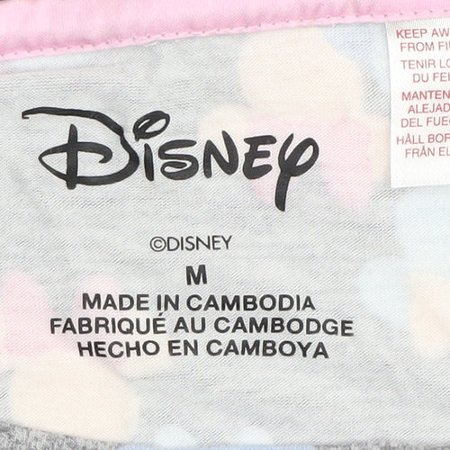 Disney Women’s Grey Pyjama Set M Graphic Print