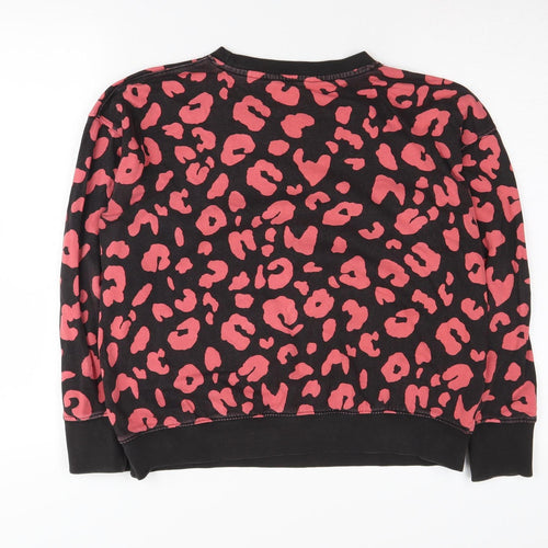 John Lewis Women's Black Animal Print Sweatshirt, S