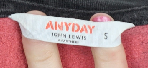 John Lewis Women's Black Animal Print Sweatshirt, S