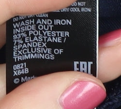 Marks and Spencer Women's Blue Gym Leggings Size 24