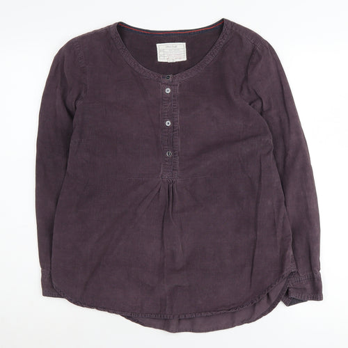 White Stuff Women's Purple Blouse, Size 10, Casual Elegance