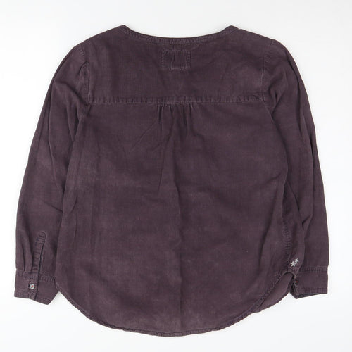 White Stuff Women's Purple Blouse, Size 10, Casual Elegance