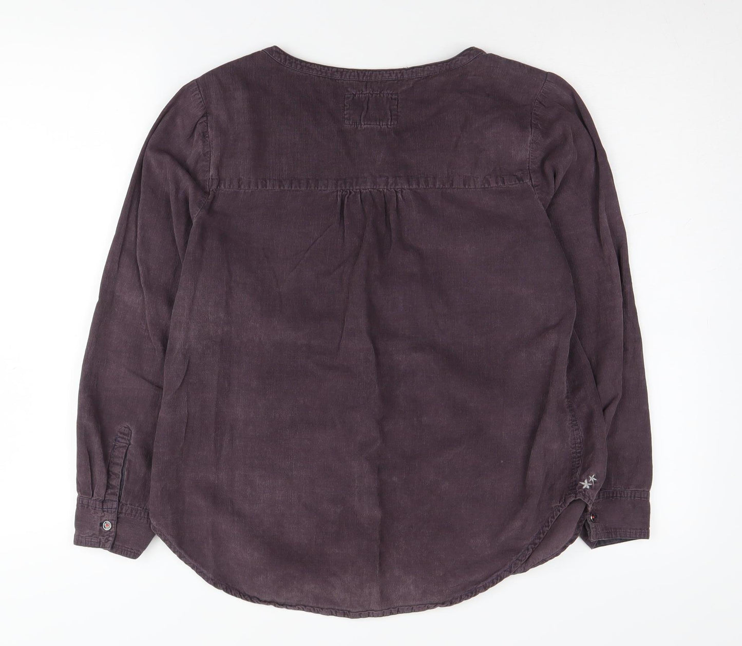 White Stuff Women's Purple Blouse, Size 10, Casual Elegance