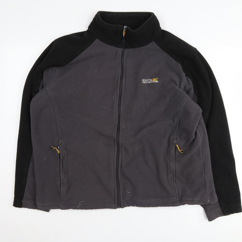 Regatta Men's Black XL Fleece Windbreaker Jacket