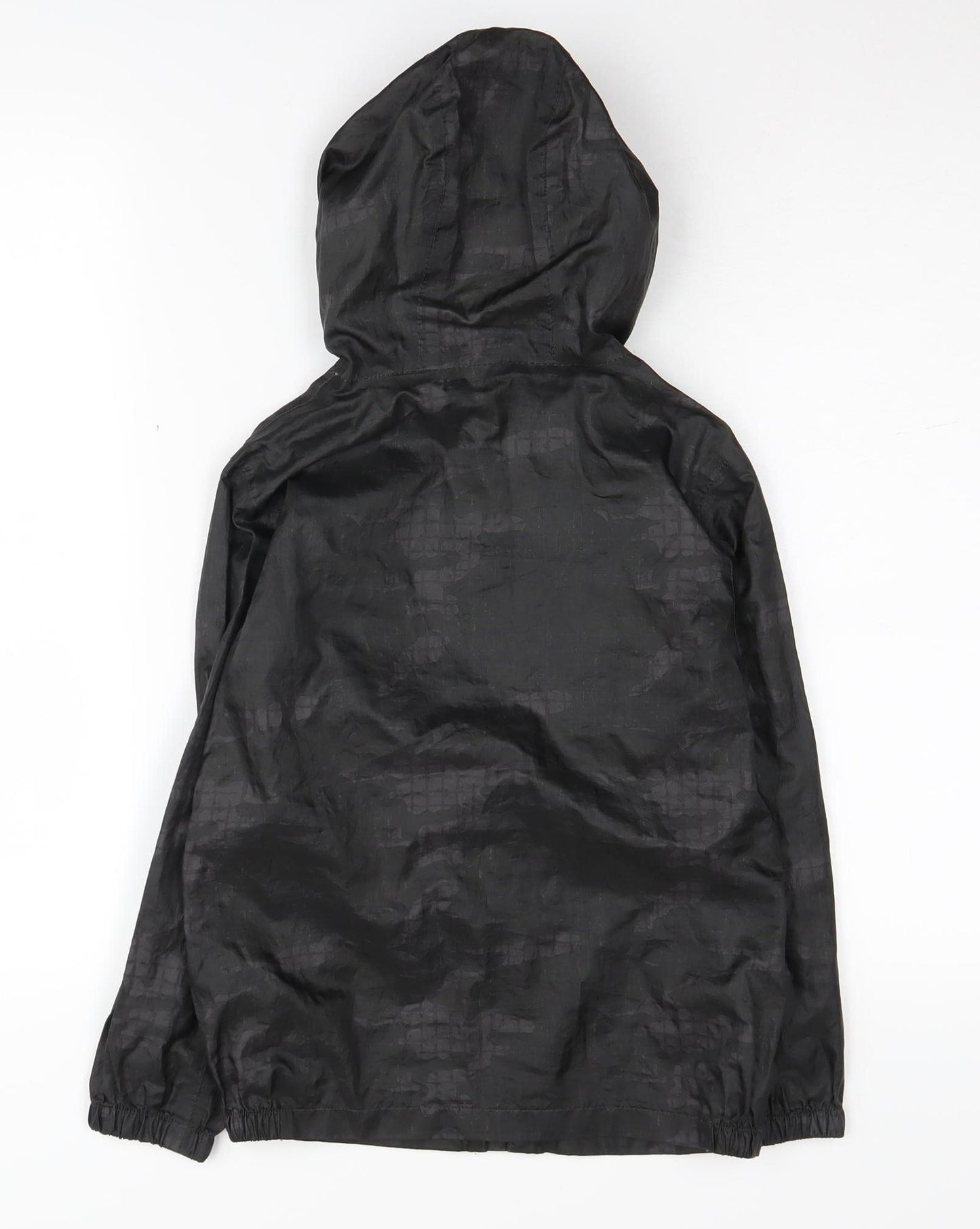 Peter Storm Boys' Black Windbreaker Jacket 7-8 Years