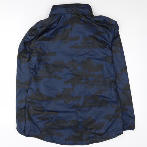 Adidas Women's Blue Windbreaker Jacket Size S