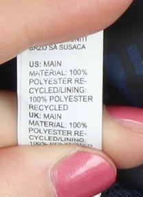 Adidas Women's Blue Windbreaker Jacket Size S