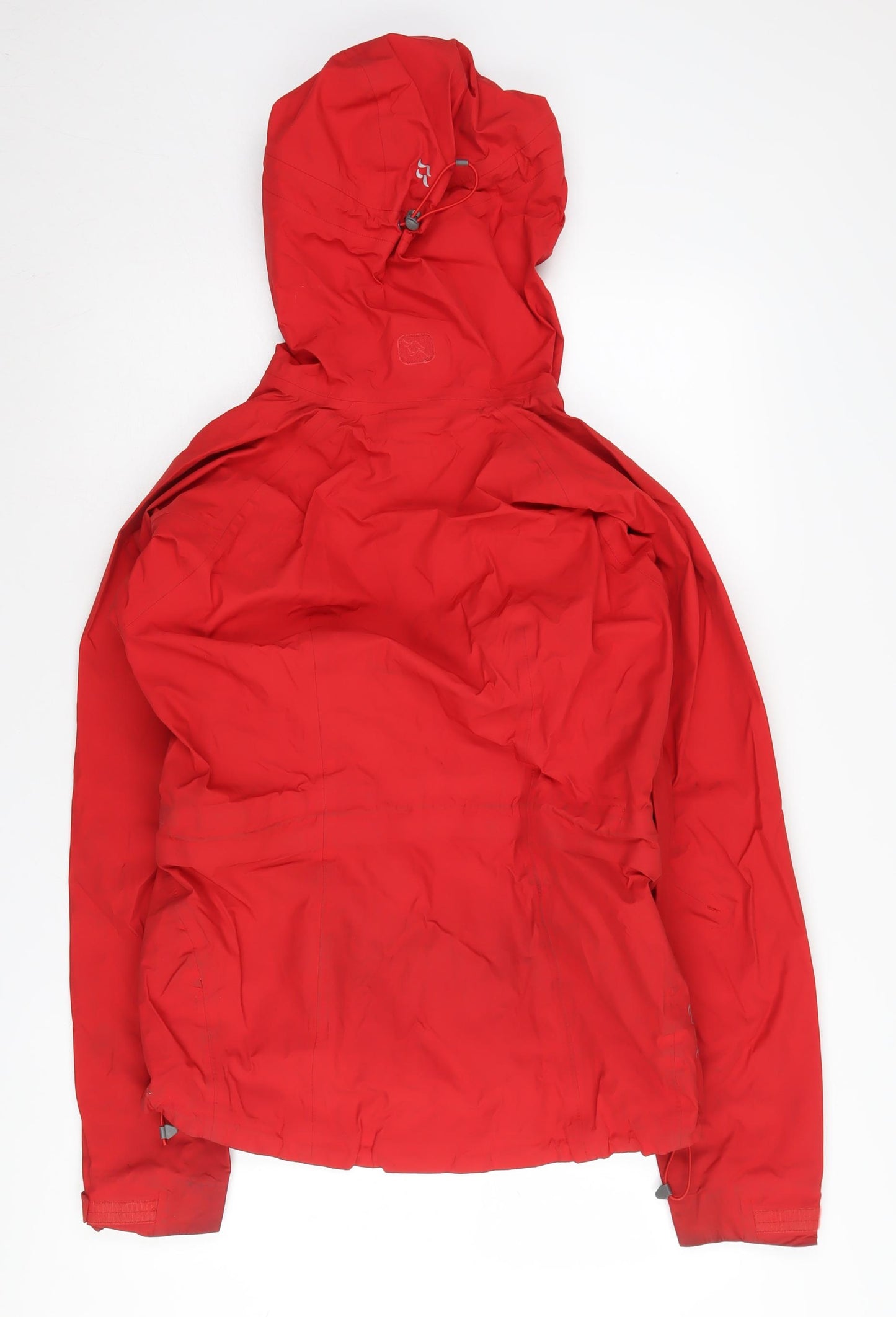 Rab Women's Red Hooded Rain Coat Jacket Size 12