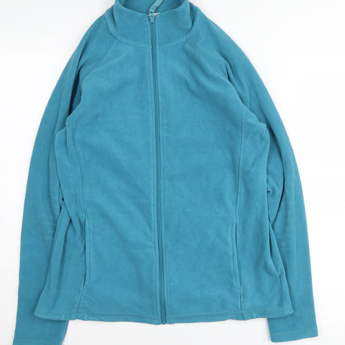 Mountain Warehouse Women's Blue Fleece Jacket Size 12