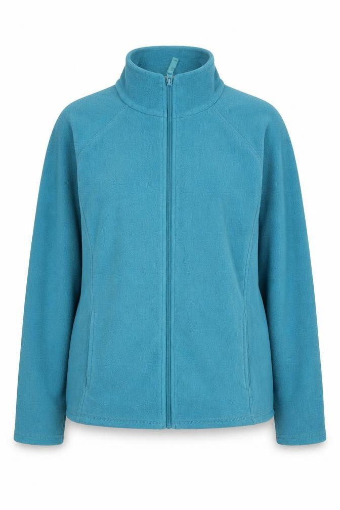 Front view of Mountain Warehouse Women's Blue Fleece Jacket, size 12