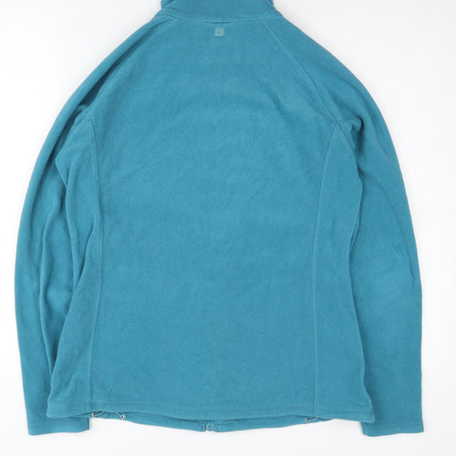 Mountain Warehouse Women's Blue Fleece Jacket Size 12