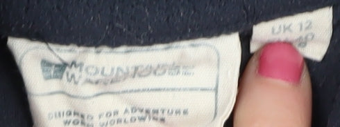 Mountrose Women's Black Fleece Jacket Size 12 Casual