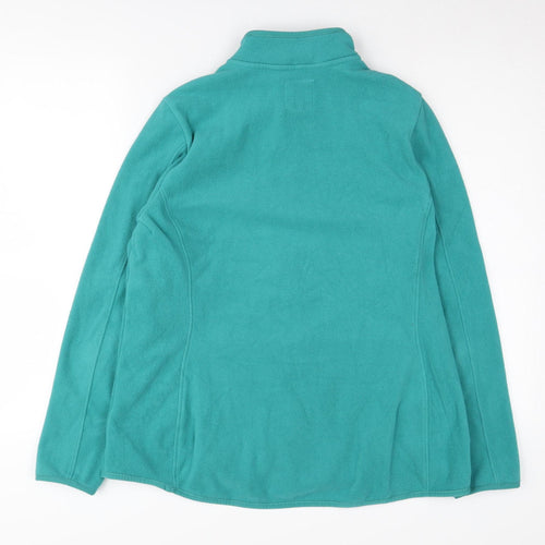 Marks and Spencer Women's Green Fleece Jacket Size 16