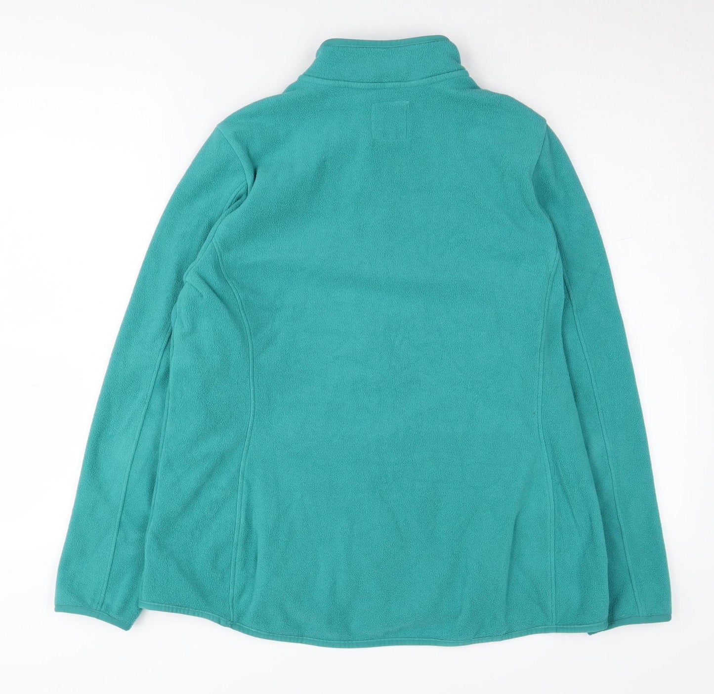 Marks and Spencer Women's Green Fleece Jacket Size 16