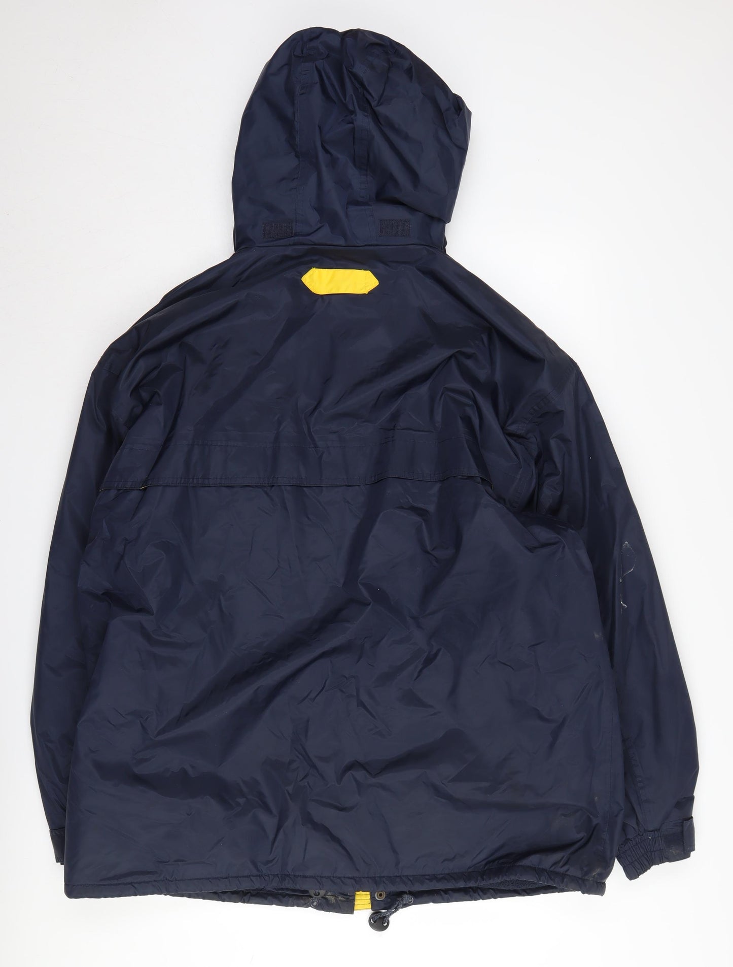 Trespass Men's Blue Hooded Rain Coat Jacket L