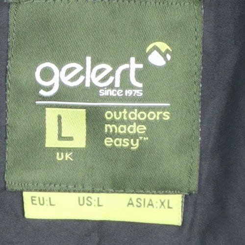 Gelert Men's Black Waterproof Rain Jacket L