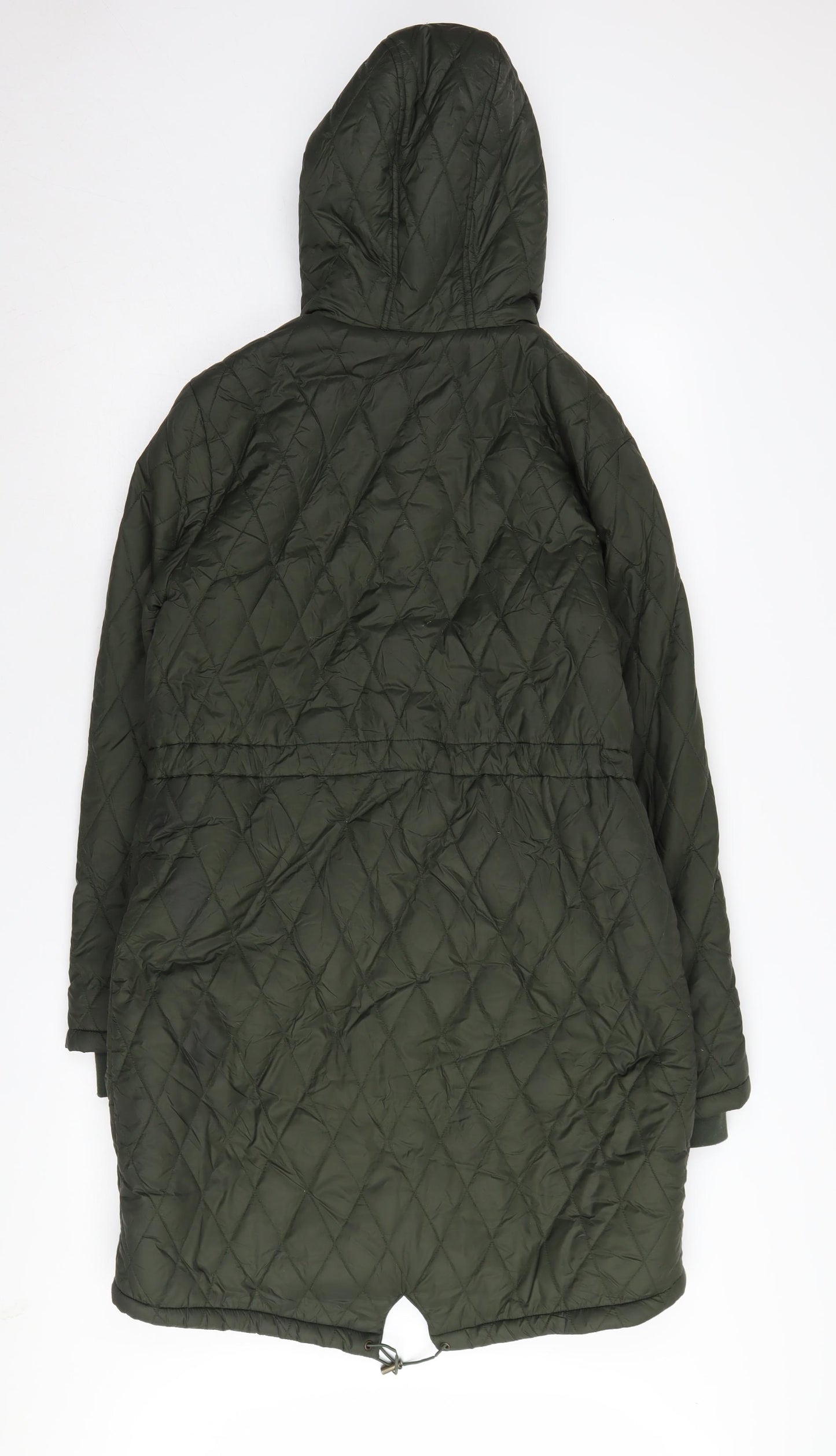 Marks & Spencer Women’s Green Hooded Parka Jacket Size 10