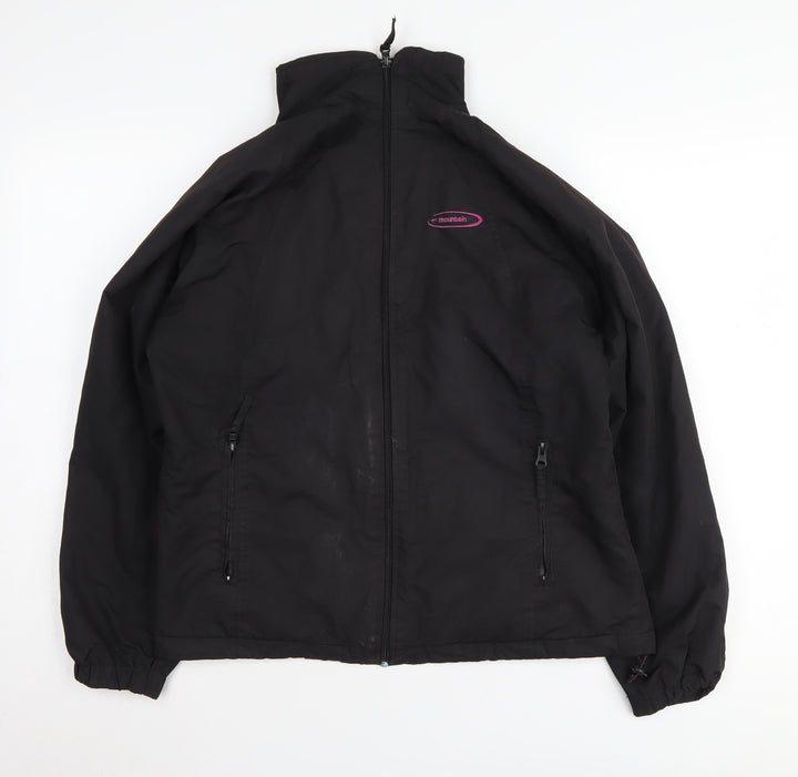 Mountain Life Women's Black Softshell Jacket, Size 10
