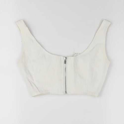 Mistress Rocks Women's White Cropped Top XS