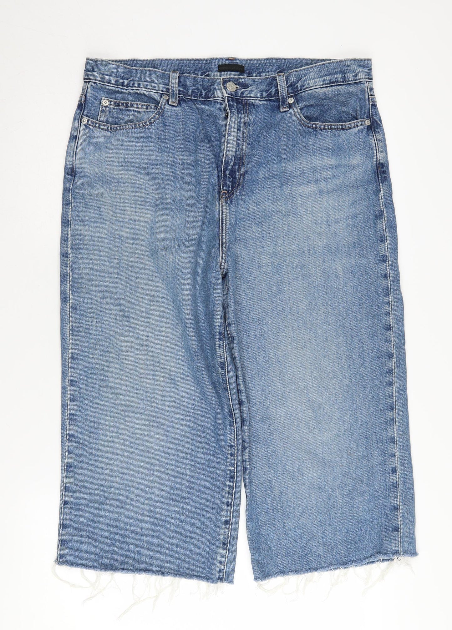 UNIQLO Men's Blue Cropped Jeans Size 32 Regular Fit
