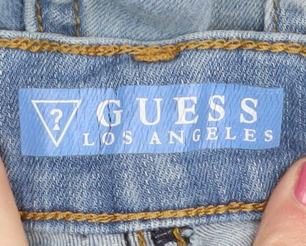 Guess Boys Blue Straight Jeans, Size 10 Years, Light Wash
