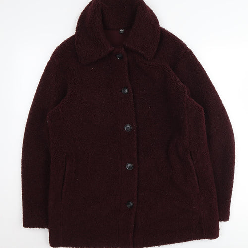 Uniqlo Women's Red Basic Jacket Coat Size S