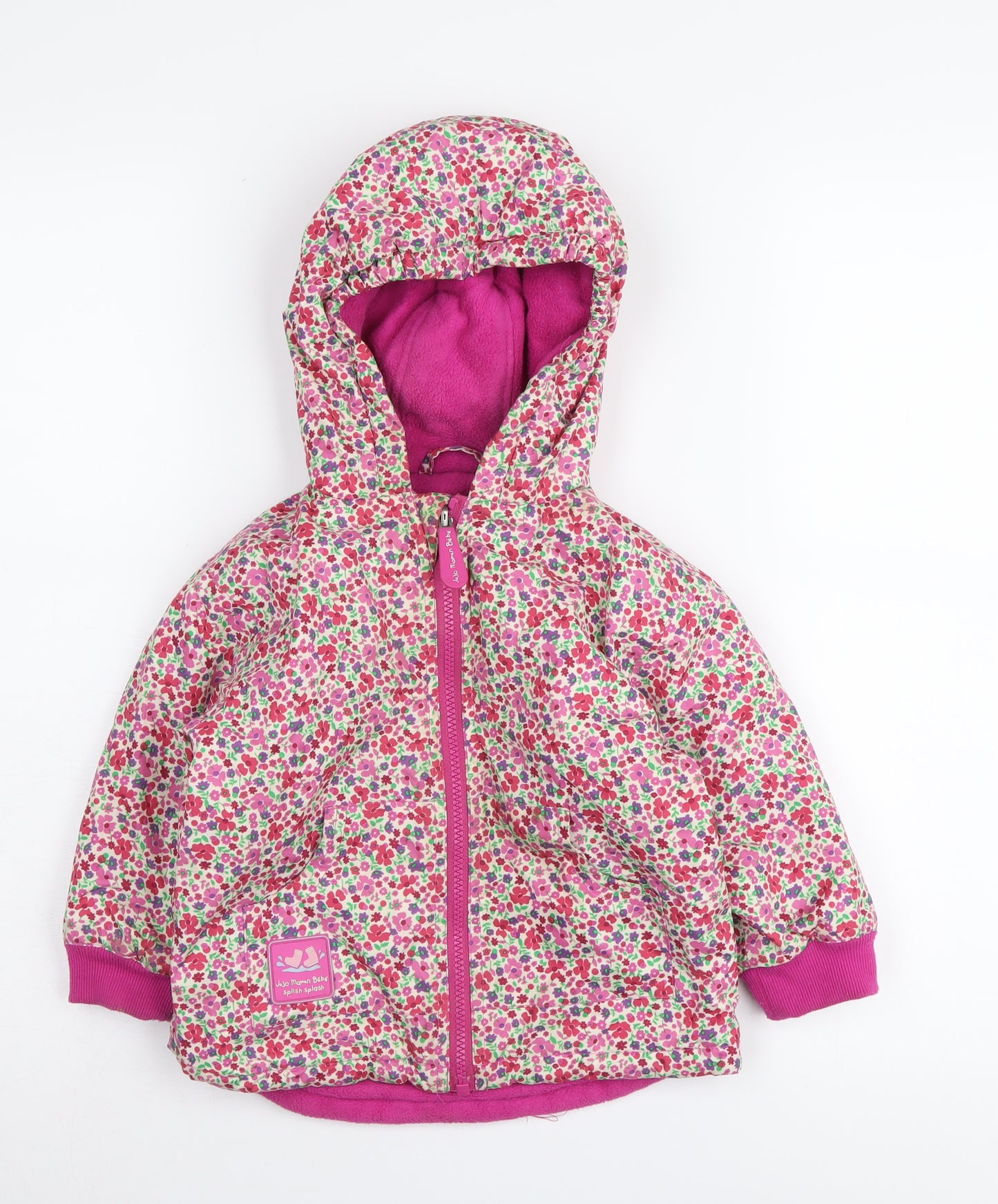 JoJo Maman Bébé Unisex Floral Puffer Jacket 18-24M
