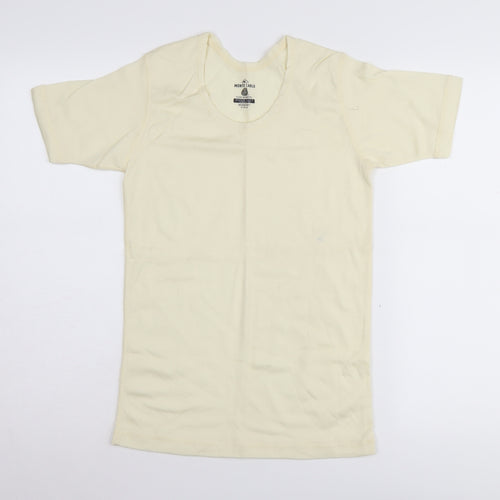 Monte Carlo Women's Ivory Wool T-Shirt Size 6