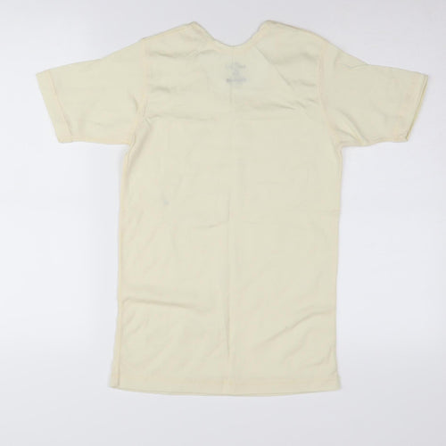 Monte Carlo Women's Ivory Wool T-Shirt Size 6