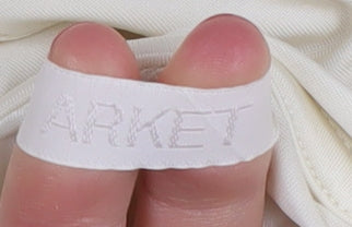 Arket Ivory Women's Blouse, Size 12, Bow Neck Elegance