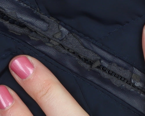 Debenhams Women's Blue Puffer Jacket Size 16